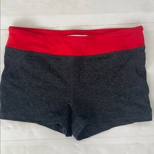 Forever 21 Charcoal Grey Throwback Athletic Shorts Stretchy Comfort Medium